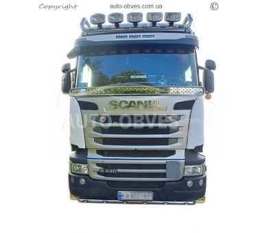 Protection of the front bumper Scania R, G - from 3 parts фото 2