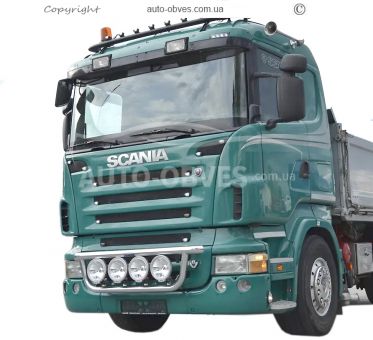 Headlight holder Scania R, service: installation of diodes фото 2