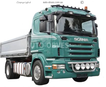 Держатель фар Scania R, услуга: установка диодов фото 3