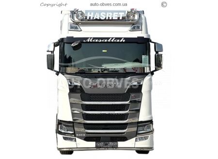Дефлектор капота мухобойка Scania euro 6 фото 14