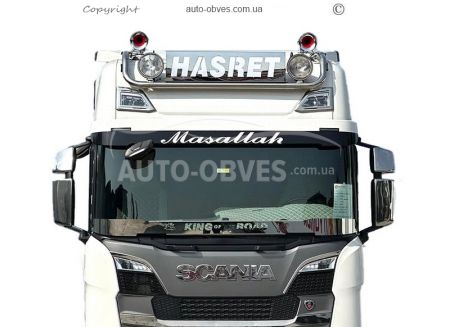 Дефлектор капота мухобойка Scania euro 6 фото 12
