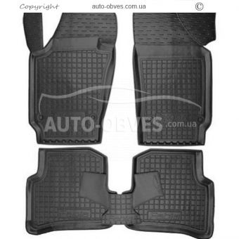 Floor mats Skoda Fabia lll 2014-... - type: polyurethane фото 0