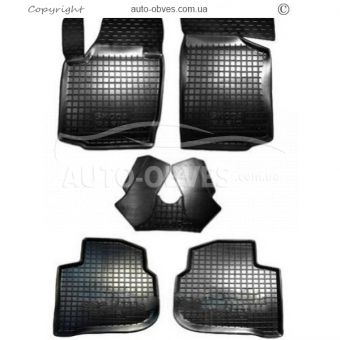 Floor mats Skoda Rapid NH 2013-2020 - type: polyurethane фото 0