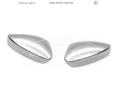 Covers for mirrors Skoda Kamiq - type: stainless steel photo 1