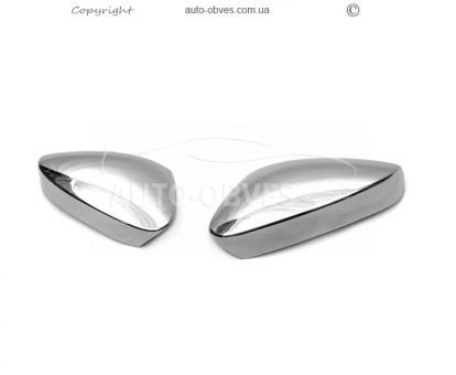 Covers for mirrors Skoda Kamiq - type: stainless steel photo 0