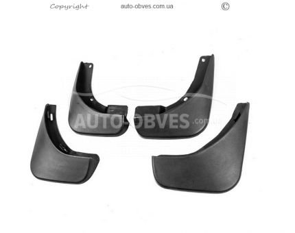 Mud flaps model Skoda Octavia II A5 2010-2012 -type: set 4pcs фото 0