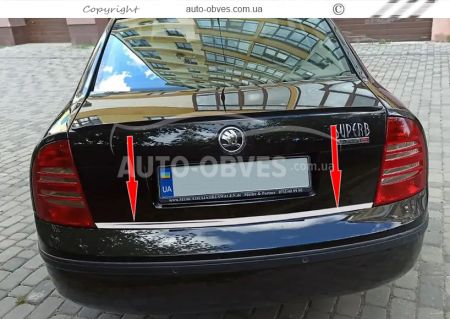 Trunk lip Skoda Superb 2001-2008 photo 2