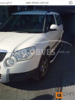 Профильные подножки Skoda Yeti - style: Range Rover фото 5