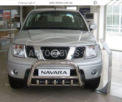 Кенгурятник Nissan Navara 2005-2014 - тип: штатный фото 4