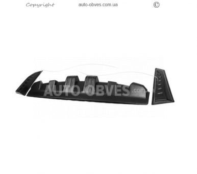 Spoiler Dacia Duster 2010-2017 - type: abs 3 parts фото 0