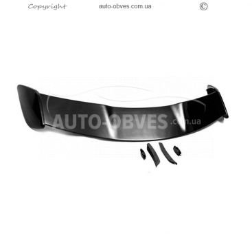 Спойлер lip Mercedes A-сlass w176 2012-2018 - тип: черный фото 2
