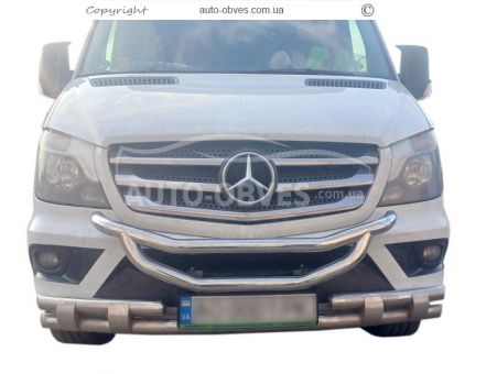 Захист переднього бампера Mercedes Sprinter 2013-2018 фото 3