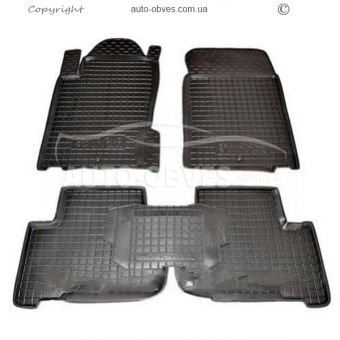 Floor mats Ssangyong Rexton 2012-2016 - type: polyurethane фото 0