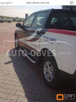 Profile running boards Ssangyong Actyon Sport 2006-2012 - Style: Range Rover фото 2