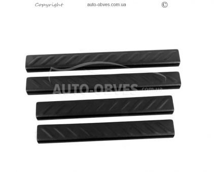 Door sills SsangYong Musso 2018-... - type: abs plastic photo 2