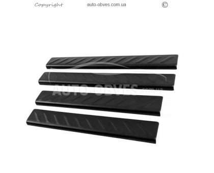 Door sills SsangYong Musso 2018-... - type: abs plastic photo 0