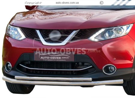 Двойная дуга Nissan Qashqai 2014-2017 фото 2