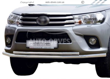 Двойная дуга Toyota Hilux 2015-2020 фото 4