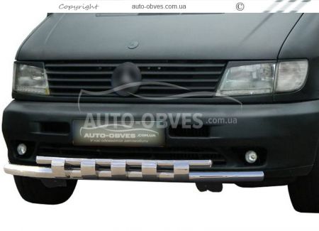 Защита бампера Mercedes Vito 1996-2003 - тип: модельная с пластинами фото 0