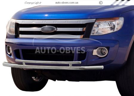 Подвійна дуга Ford Ranger 2012-2016 - тип: на трубках фото 0