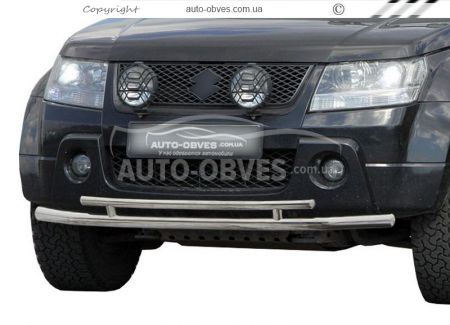 Double arc Suzuki Grand Vitara 2005-2011 - type: on tubes фото 0