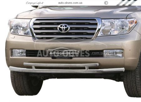 Двойная дуга Toyota Land Cruiser 200 - тип: на трубках фото 0