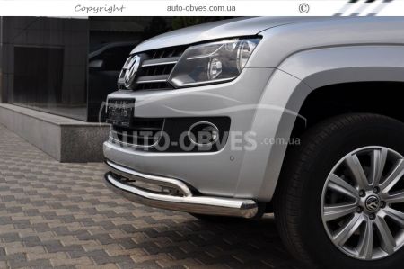 Front bumper protection Volkswagen Amarok 2011-2015 фото 3