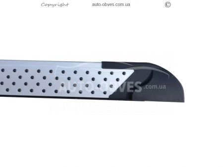 Aluminum running boards Nissan Qashqai 2021-... - Style: BMW фото 3