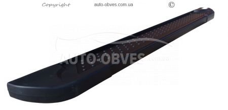 Підніжки Mitsubishi Outlander 2015-2020 - style: BMW колір: чорний фото 2