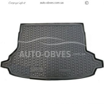 Trunk mat Subaru Forester 2018-... for am without subwoofer - type: polyurethane фото 0