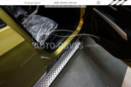 Running boards Suzuki SX4 2014-2017, 2017-... restyling - style: BMW фото 3
