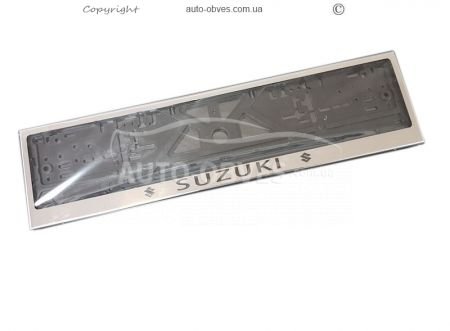 License plate frame for Suzuki - 1 pc фото 0