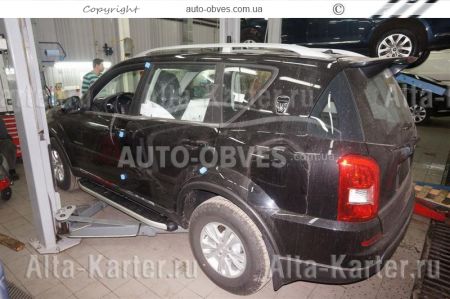 Ssangyong Rexton running boards - Style: Range Rover фото 3