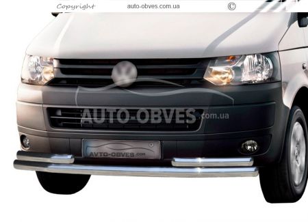 Front arch Volkswagen T5 2010-2015 - type: with additional pipes фото 0