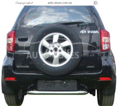 Daihatsu Terios rear bumper protection - type: U-shaped фото 0
