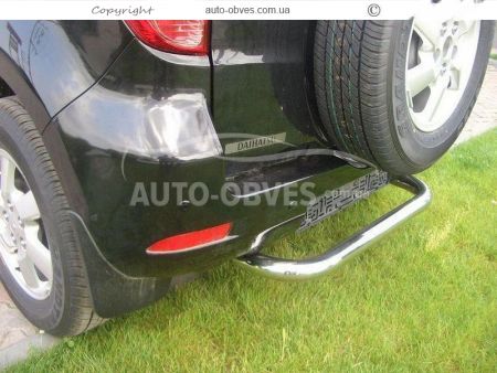 Daihatsu Terios rear bumper protection - type: U-shaped фото 3