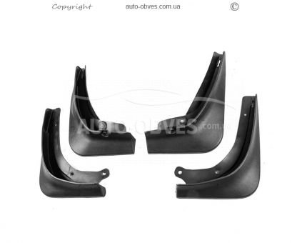 Mud flaps model Tesla Model 3 - type: set 4 pieces фото 0