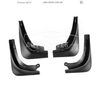 Mud flaps model Tesla Model 3 - type: set 4 pieces фото 1