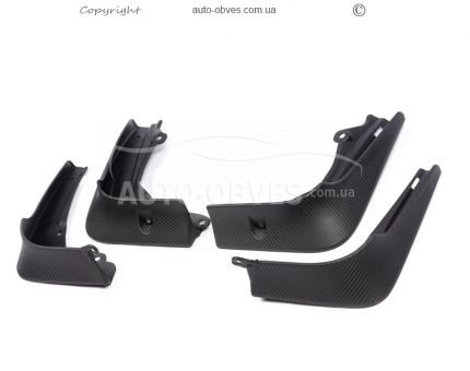Mud flaps model Tesla Model S 2017-... -type: set 4pcs фото 0