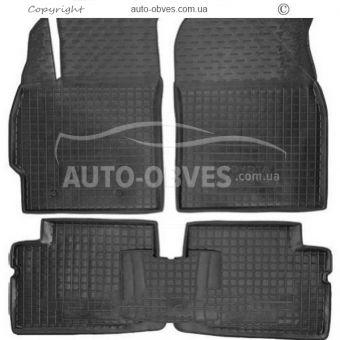 Floor mats Toyota Auris E15J, E15UT 2007-2012 - type: polyurethane фото 0