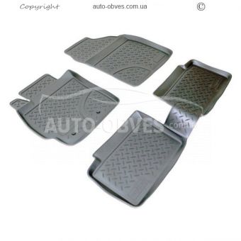 Floor mats Toyota Auris E15J, E15UT 2007-2012 - type: model фото 0