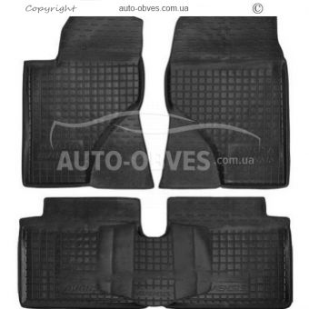 Floor mats Toyota Avensis T25 2003-2008 - type: polyurethane фото 0