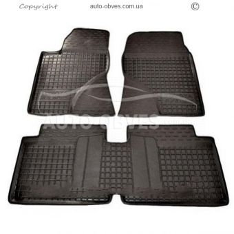 Floor mats Toyota Avensis T27 2008-2014 - type: polyurethane фото 0