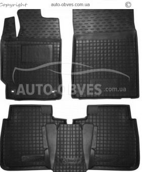 Floor mats Toyota Camry 50 2012-2015 - type: polyurethane фото 0