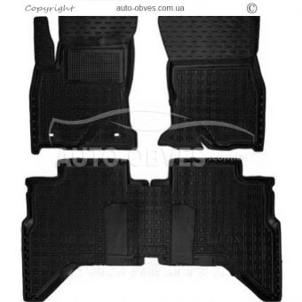 Floor mats Toyota Highlander 2021-... - type: polyurethane фото 0