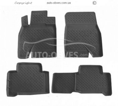 Floor mats Toyota Land Cruiser 200 J20A 2016-2021 5, 7 seats - type: set, model фото 0