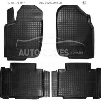 Floor mats Toyota Rav4 2013-2016 - type: polyurethane фото 0