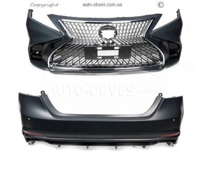 Передній та задній бампер Lexus LS style для Toyota Camry 2018-2023 фото 0