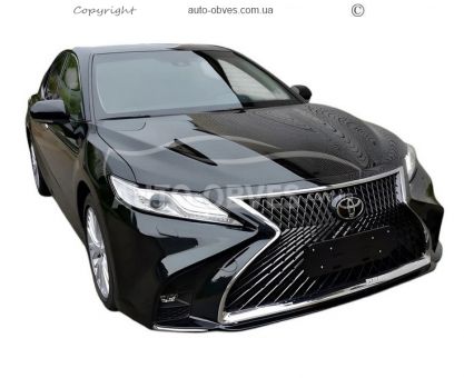 Передній та задній бампер Lexus LS style для Toyota Camry 2018-2023 фото 5