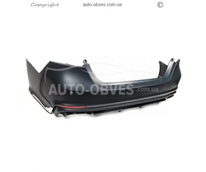 Задній бампер Toyota Camry 2018-2023 - type: lexus ls style в зібраному вигляді фото 1